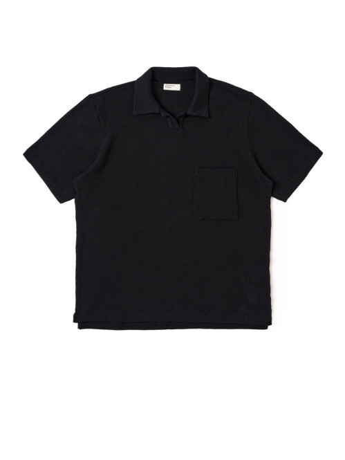 Vacation polo fantasy checkerboard black 