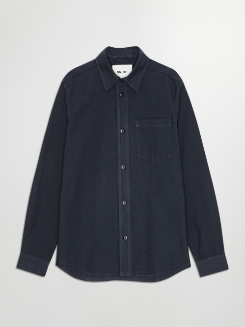 Verner shirt navy blue 