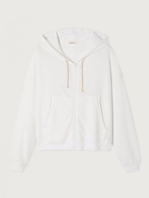 Vib 03a zip hoodie blanc vintage 