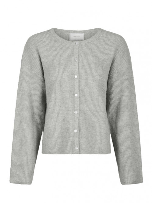 Vilja knit cardigan lt grey mel 