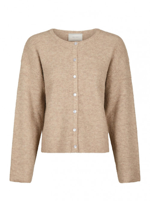 Vilja knit cardigan sand mel M