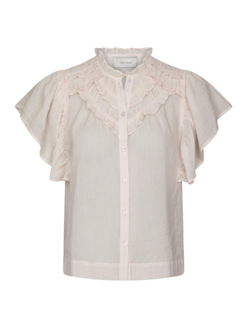 Vinsa s voile top light pink 