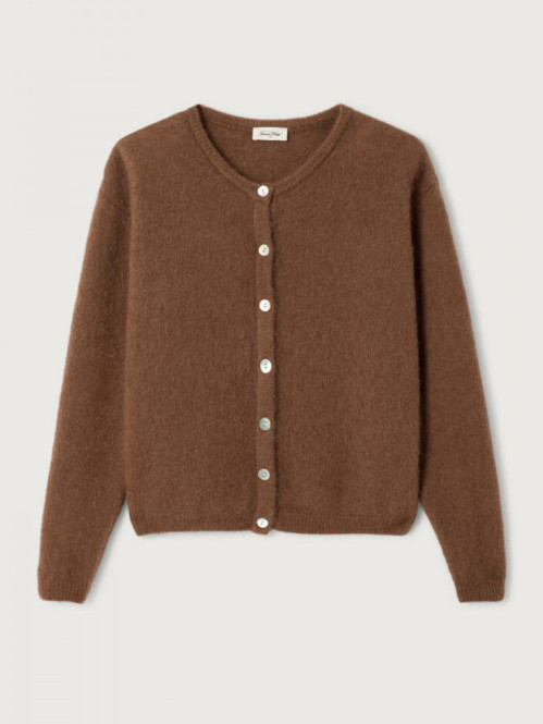 Vito 19e cardigan chocolat chine M