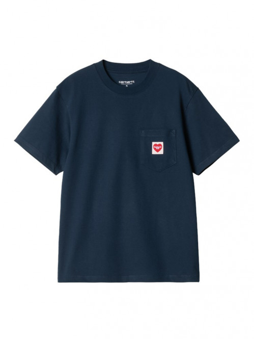W ss pocket heart t-shirt ink 