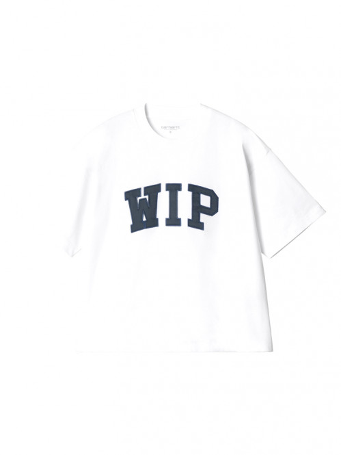 W ss wip t-shirt white S
