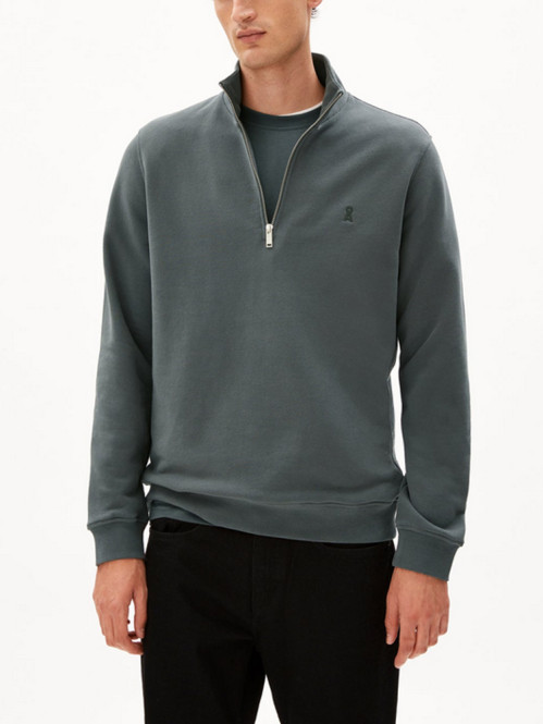 Waarlo fleece sweatshirt space steel 