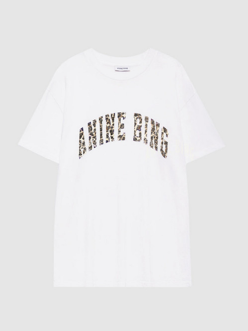 Walker t-shirt anine bing leo ivory 