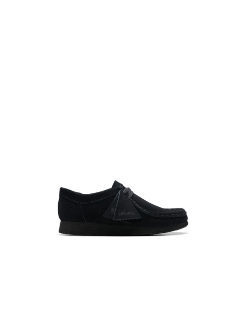 Wallabee O black suede 