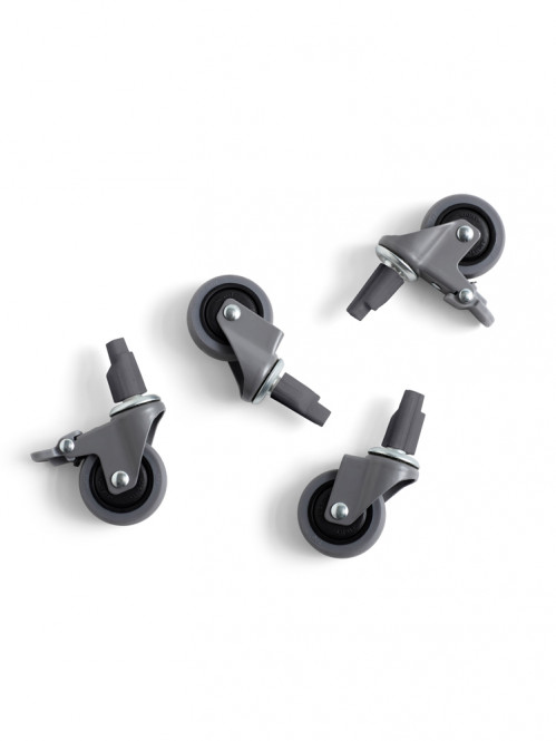 Colour crate wheels L grey OS