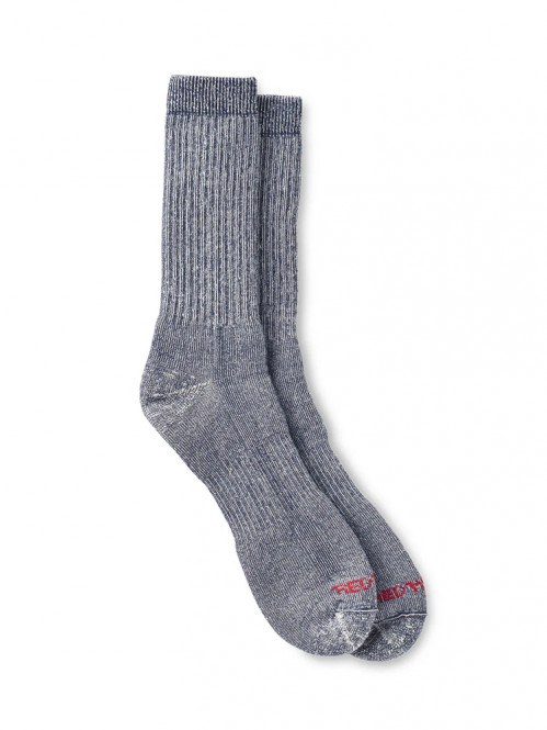 Merino medium crew socks navy 