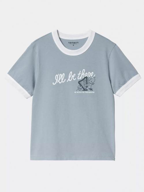 W ss i'll be there shirt frosted blue 