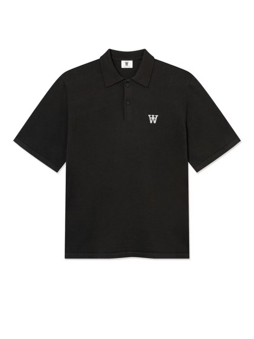 WWmikkel polo knit black 