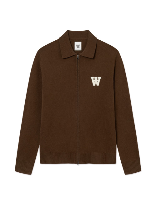 WW tay zipper cardigan desert palm 