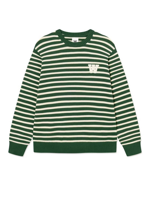 WWtay crew neck pullover eden stripe 