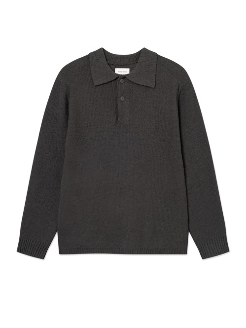 WWvisti polo knit p black 