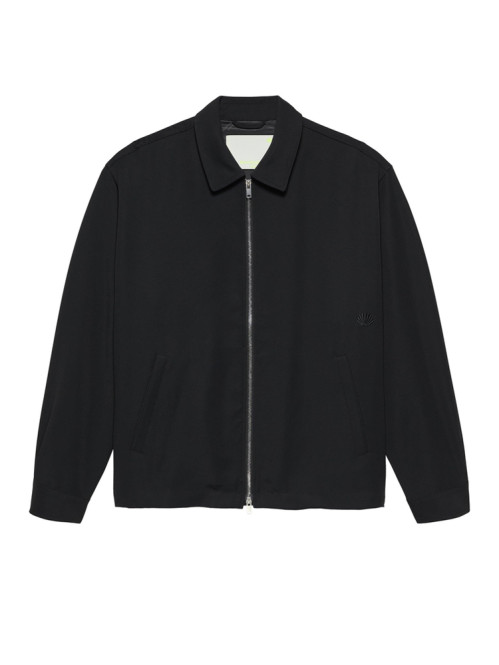 Zip up shirt black 