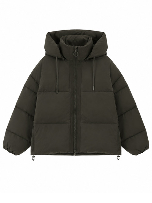 Zonza puffer jacket black olive 