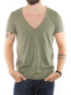 Basic v-tee olive 