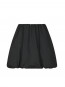 Stela short balloon skirt black S