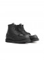 6 inch classic moc boots black harness 