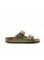 Arizona sandals suede taupe 43