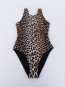 Recycled core printed swimsuit leopard 