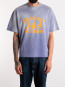 Creative dept logo t-shirt washed purple 