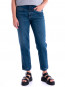 Pedal pusher jeans dark blue 