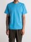Blurry back print t-shirt blue 