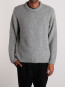 Dun textured sweater grey 