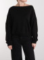 HW2321 cropped sweatshirt black 
