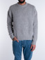 Alpaca pullover grey L