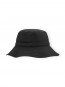 Recycled tech bucket hat black 