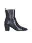 Booties black calf 