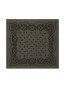 Adelina paisley knit scarf army OS