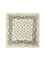 Adelina paisley knit scarf off white OS