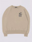 Agaric village sweatshirt white pepper 