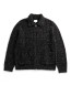 Aldrup donegal square cardigan charcoal 