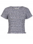 Aletta double check top blue 
