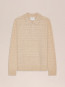 Alfie ls polo knit ivory 