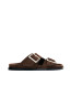 Alba sandals suede brown leather 