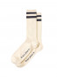 Amundsson socks offwhite/ navy 
