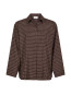 Anella check shirt choco 