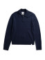 Anholt lambswool polo pullover dk navy 