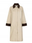 Anneli cord coat ivory 