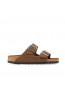 Arizona sf suede sandals dark tea 
