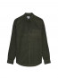 Arne bd feincord shirt dk army 