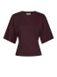 Asha boxy t-shirt bordeaux 