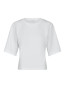 Asha boxy t-shirt white 