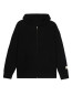 Atelier knit zip up hoodie black 
